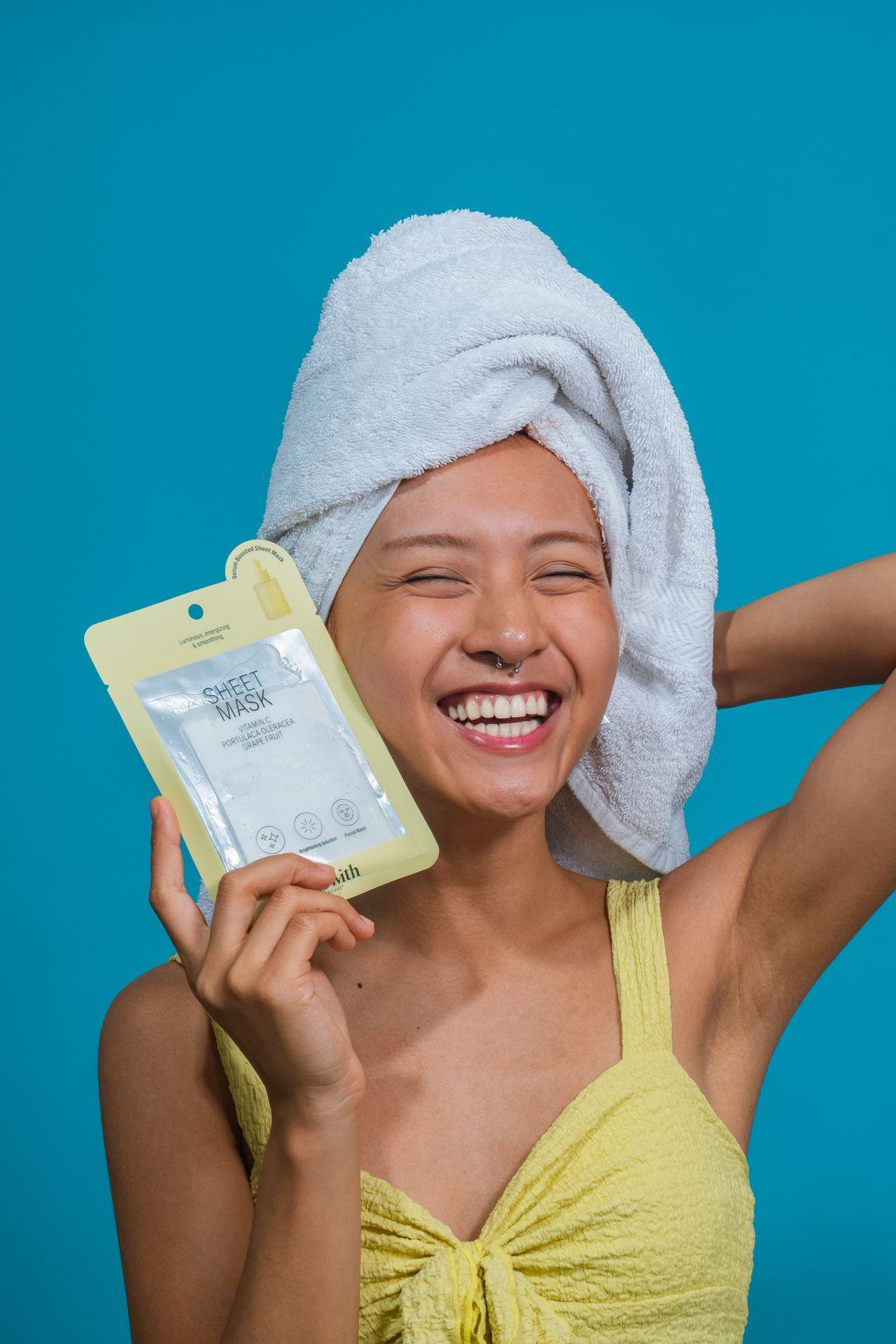 Serum Boosted Sheet Mask Vitamin C | Glowith Skincare